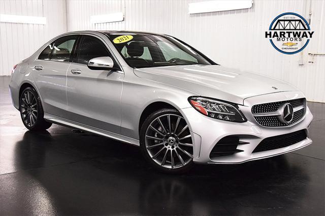 used 2021 Mercedes-Benz C-Class car, priced at $32,995