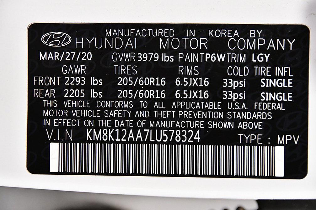 used 2020 Hyundai Kona car, priced at $16,350