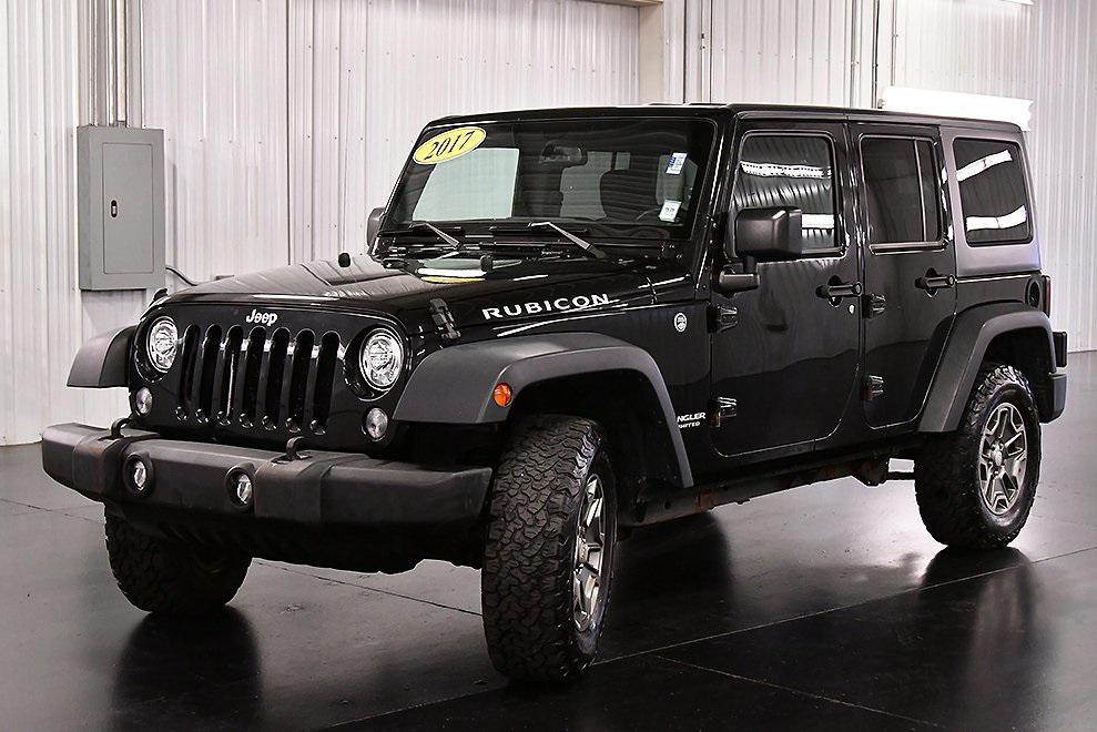 used 2017 Jeep Wrangler Unlimited car, priced at $21,200