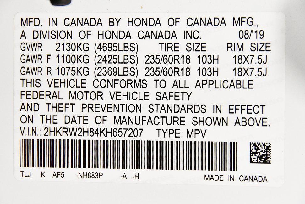 used 2019 Honda CR-V car, priced at $25,000