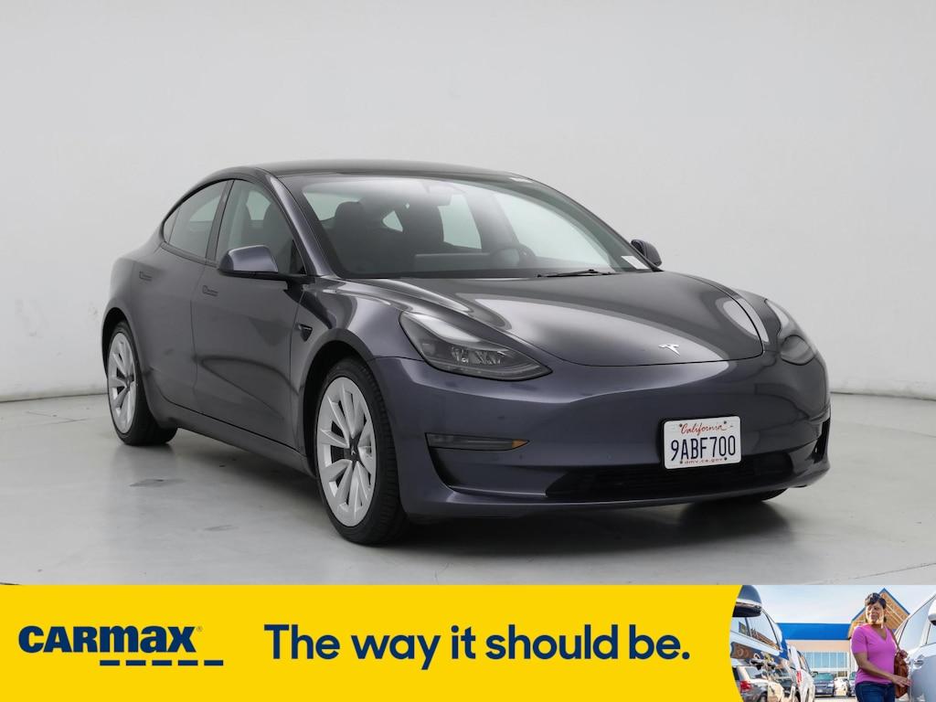 used 2022 Tesla Model 3 car, priced at $26,998