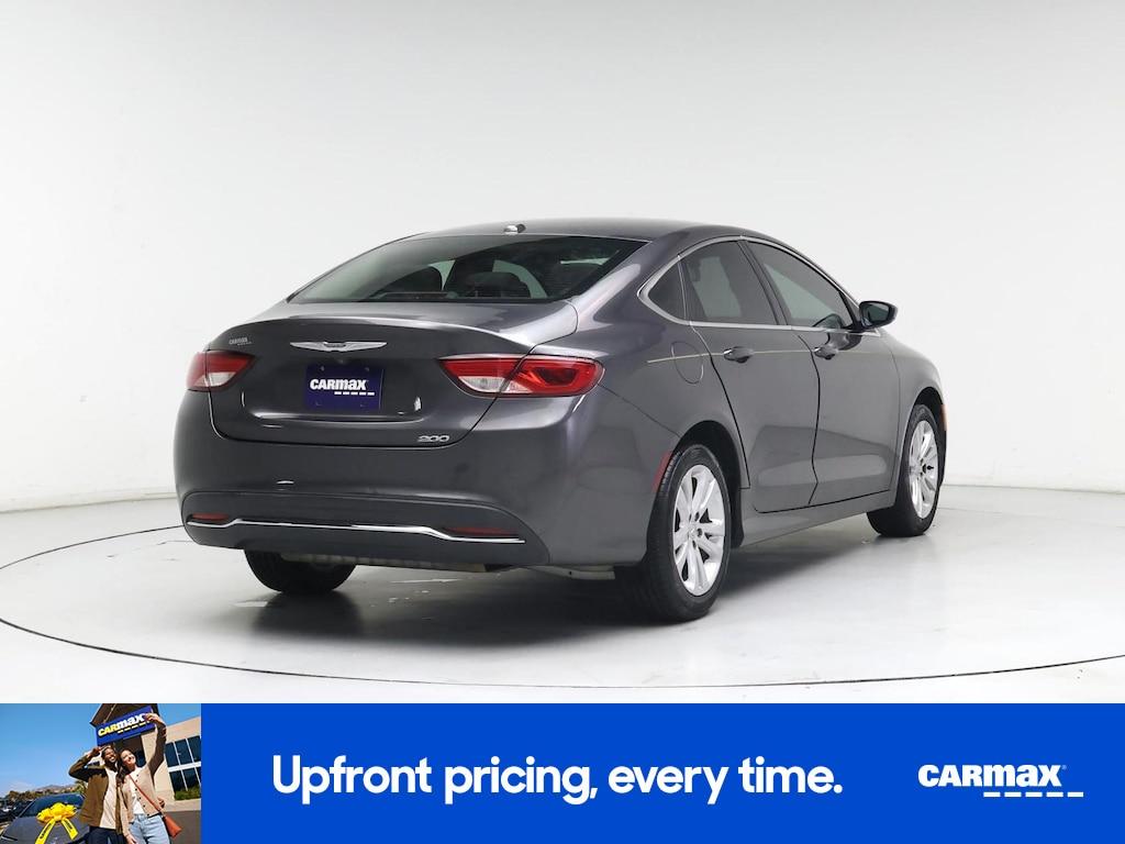 used 2015 Chrysler 200 car, priced at $10,998