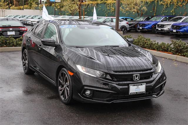 used 2020 Honda Civic car, priced at $21,444