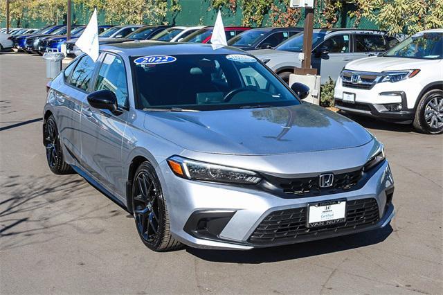 used 2022 Honda Civic car, priced at $24,559