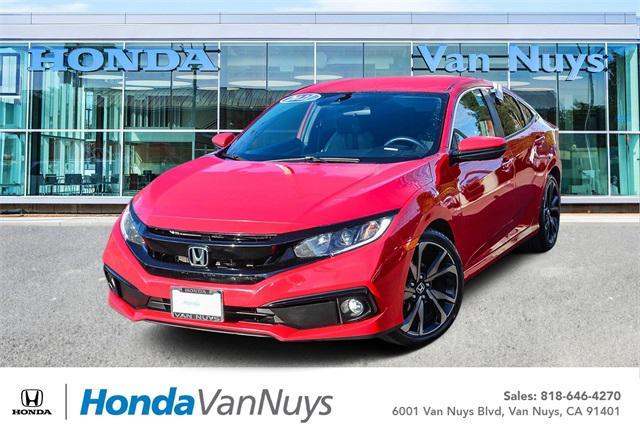 used 2021 Honda Civic car, priced at $20,461