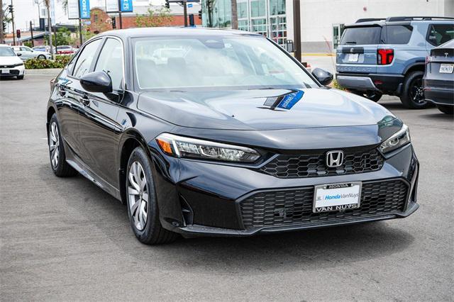 new 2025 Honda Civic car, priced at $25,400