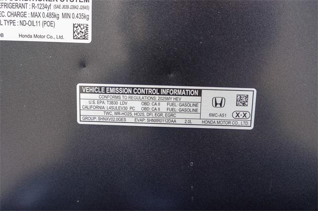 new 2025 Honda Civic Hybrid car, priced at $30,100