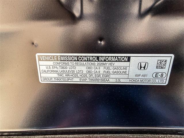 new 2026 Honda CR-V Hybrid car, priced at $40,195