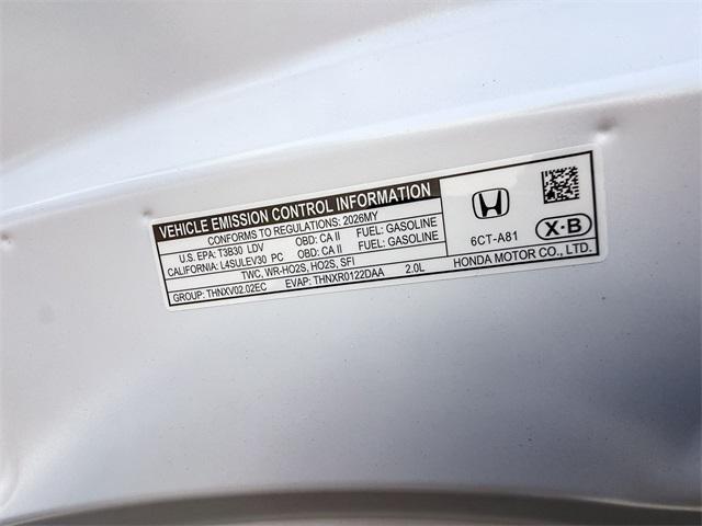 new 2026 Honda HR-V car, priced at $33,400