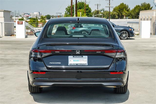 new 2025 Honda Accord car, priced at $29,445