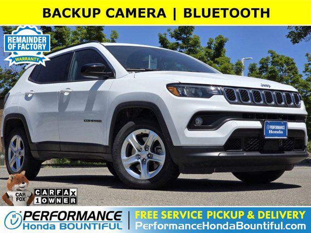 used 2023 Jeep Compass car, priced at $23,279
