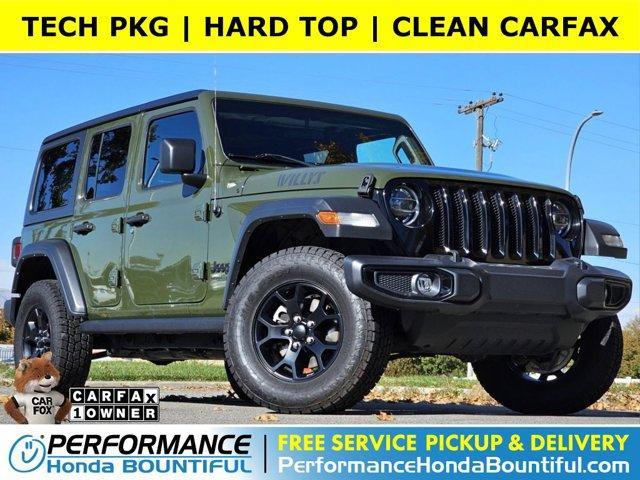 used 2021 Jeep Wrangler Unlimited car, priced at $30,567