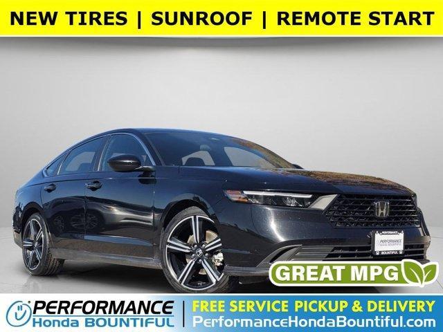 used 2023 Honda Accord Hybrid car, priced at $23,127