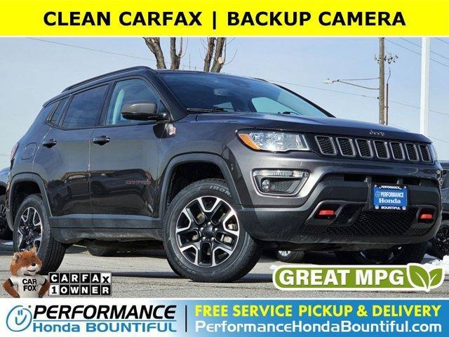 used 2021 Jeep Compass car, priced at $18,123