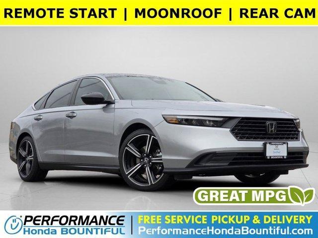 used 2023 Honda Accord Hybrid car, priced at $25,148