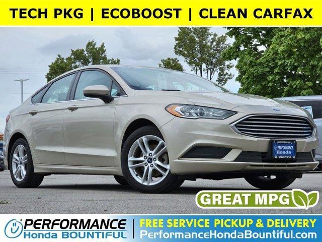 used 2018 Ford Fusion car, priced at $14,793