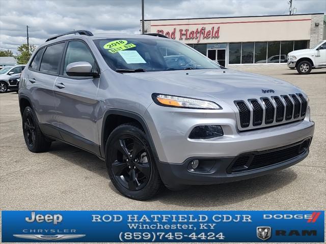 used 2018 Jeep Cherokee car, priced at $15,988