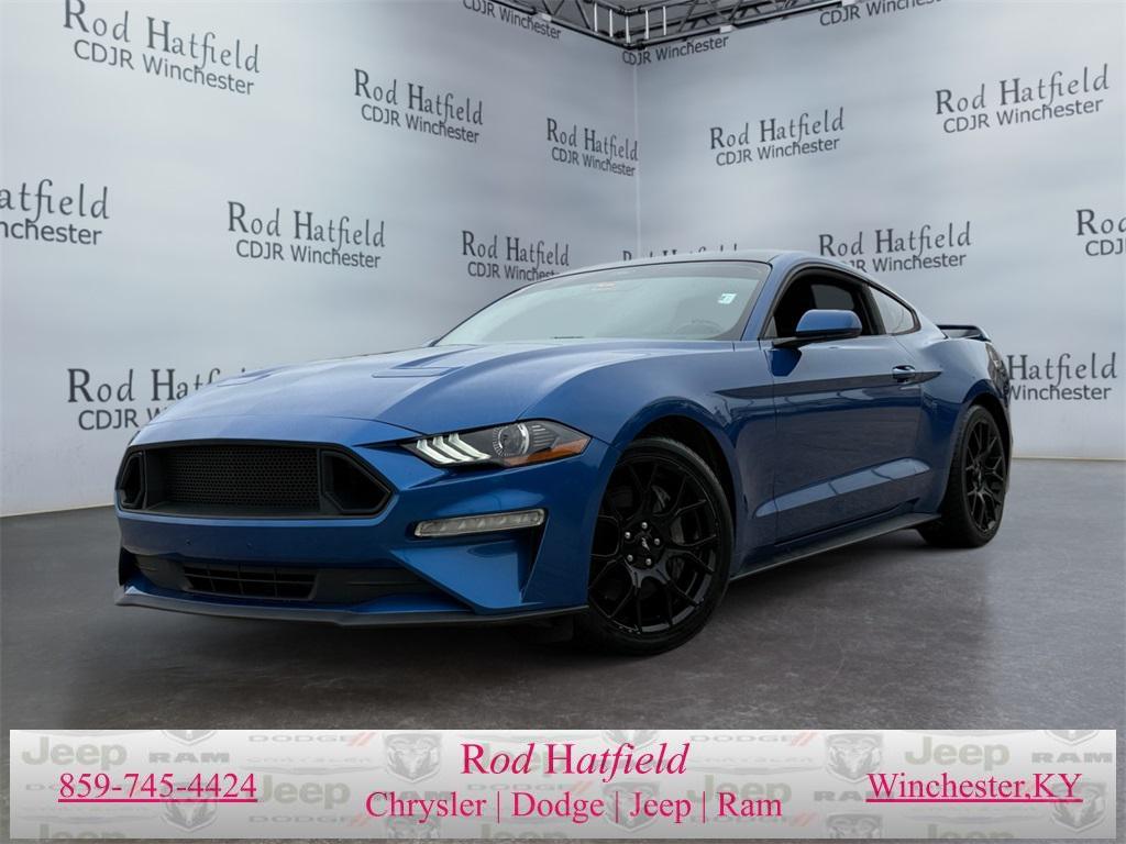 used 2018 Ford Mustang car, priced at $21,488