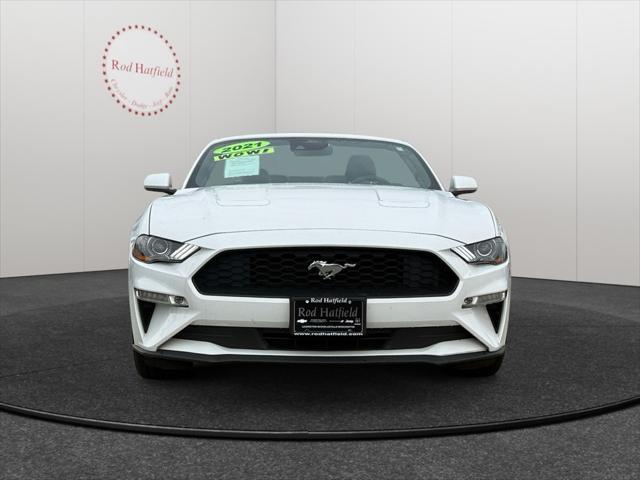 used 2021 Ford Mustang car, priced at $24,488