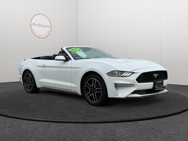 used 2021 Ford Mustang car, priced at $24,488