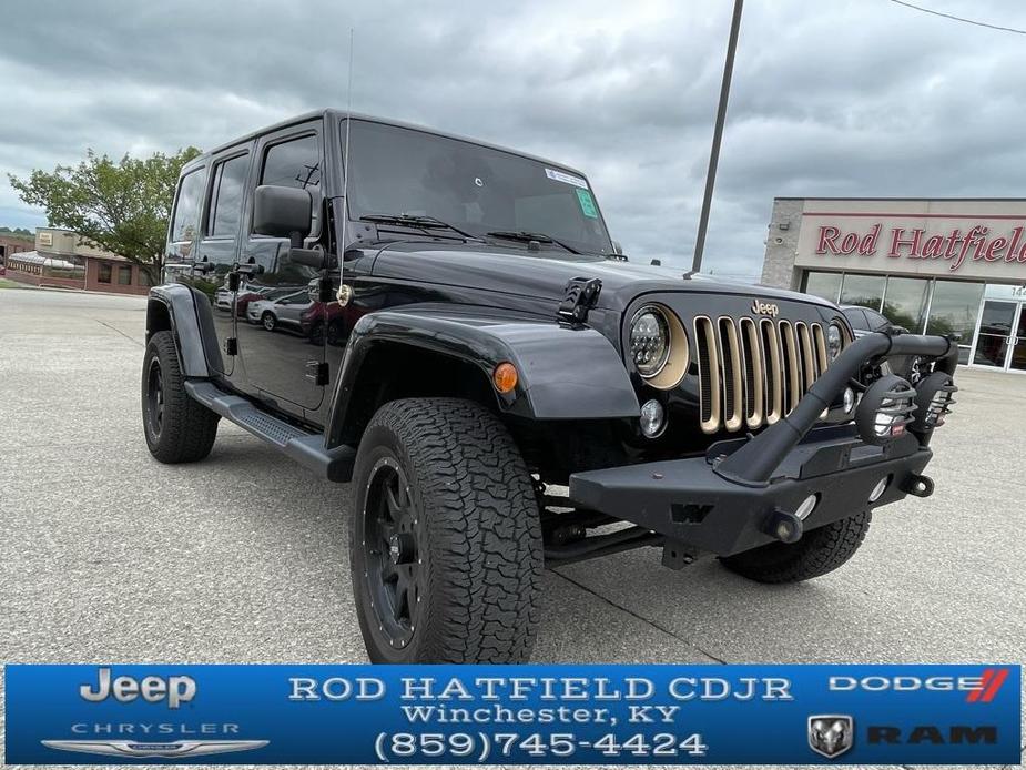 used 2014 Jeep Wrangler Unlimited car, priced at $22,488
