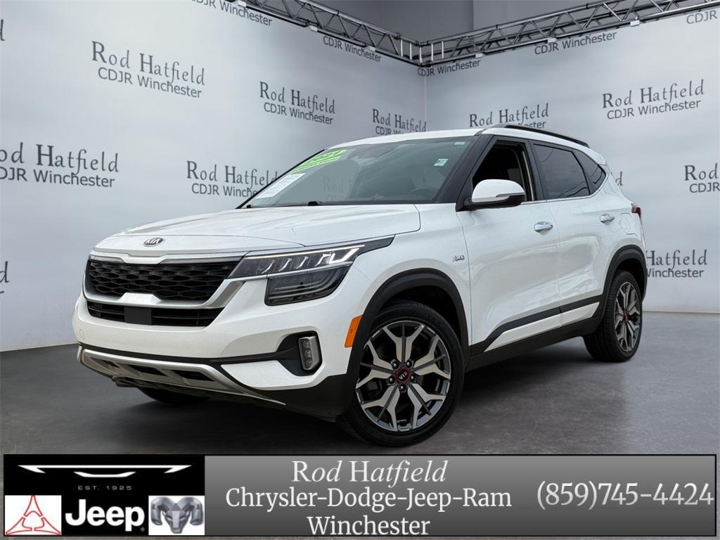 used 2021 Kia Seltos car, priced at $18,488