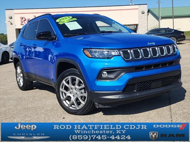 used 2022 Jeep Compass car, priced at $22,988