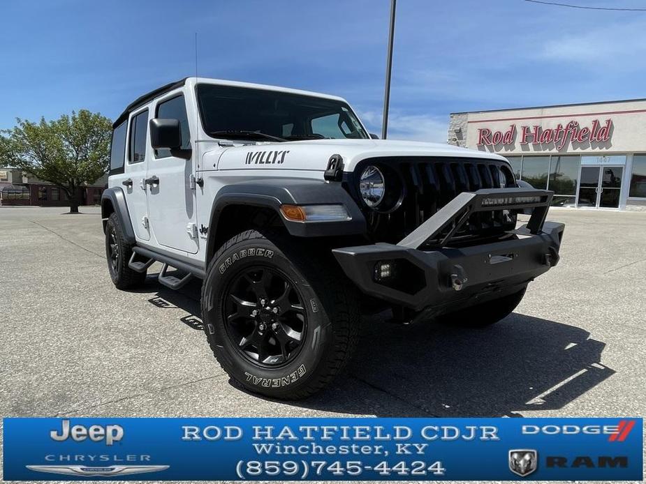 used 2020 Jeep Wrangler Unlimited car, priced at $32,988