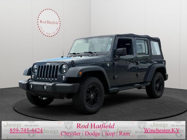 used 2016 Jeep Wrangler Unlimited car, priced at $23,488