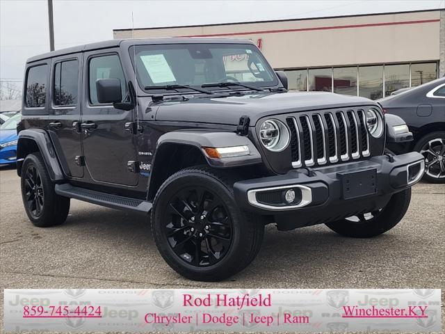 used 2021 Jeep Wrangler Unlimited 4xe car, priced at $29,988