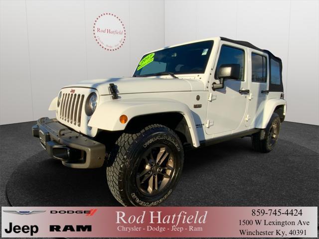 used 2017 Jeep Wrangler Unlimited car, priced at $19,788