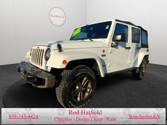 used 2017 Jeep Wrangler Unlimited car, priced at $18,788