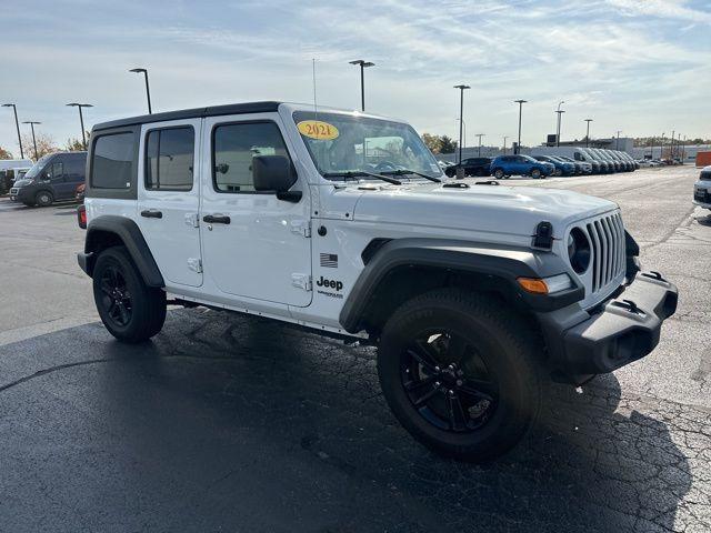 used 2021 Jeep Wrangler Unlimited car, priced at $28,995