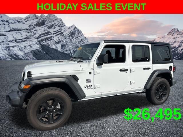 used 2021 Jeep Wrangler Unlimited car, priced at $26,495