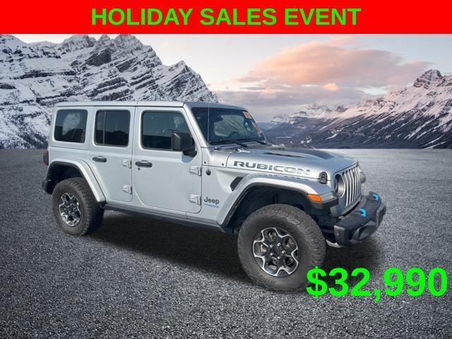 used 2022 Jeep Wrangler Unlimited 4xe car, priced at $32,990