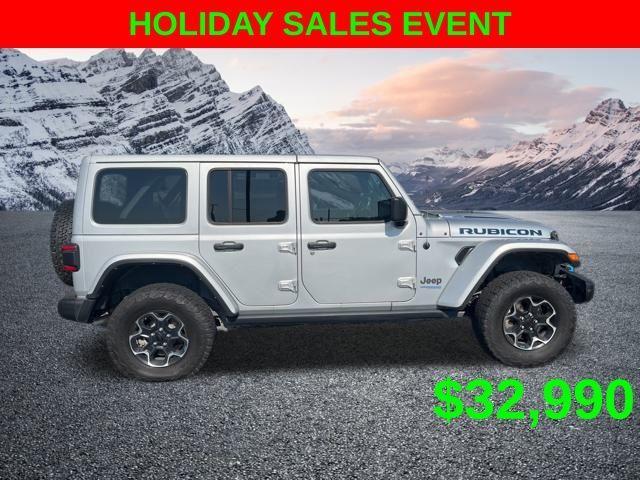 used 2022 Jeep Wrangler Unlimited 4xe car, priced at $32,990