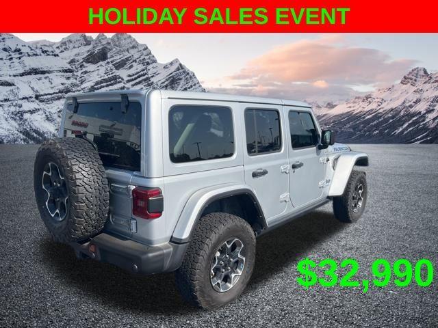 used 2022 Jeep Wrangler Unlimited 4xe car, priced at $32,990