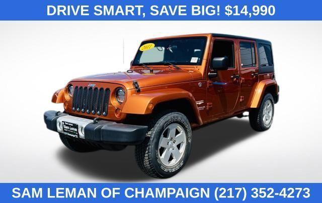 used 2011 Jeep Wrangler Unlimited car, priced at $14,990