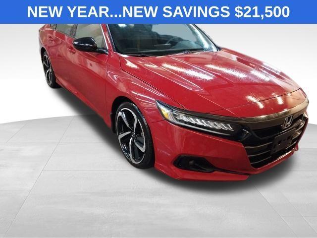 used 2021 Honda Accord car, priced at $21,500