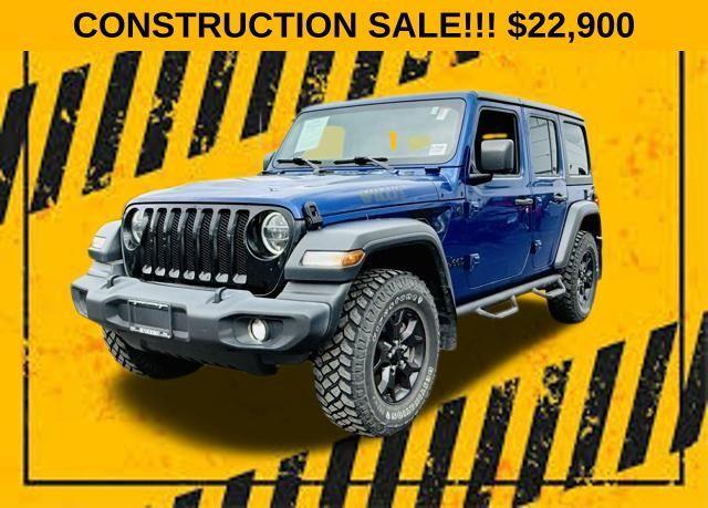 used 2020 Jeep Wrangler Unlimited car, priced at $22,900