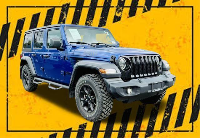 used 2020 Jeep Wrangler Unlimited car, priced at $22,900