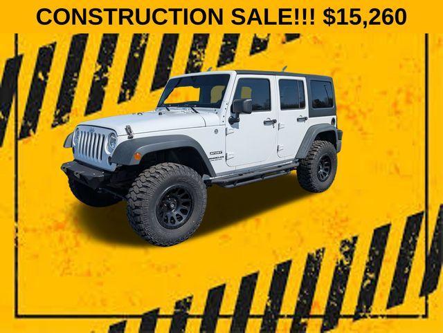 used 2014 Jeep Wrangler Unlimited car, priced at $15,260