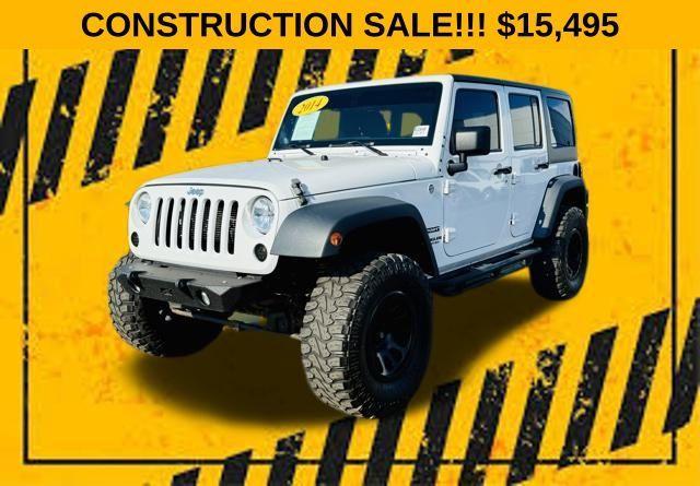 used 2014 Jeep Wrangler Unlimited car, priced at $15,495