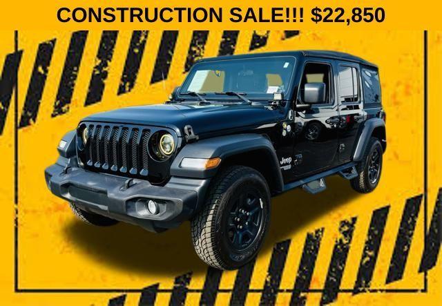 used 2018 Jeep Wrangler Unlimited car, priced at $22,850