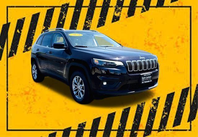 used 2021 Jeep Cherokee car, priced at $19,900