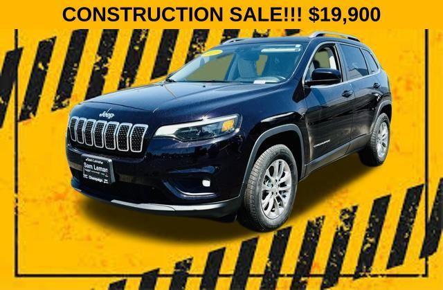 used 2021 Jeep Cherokee car, priced at $19,900