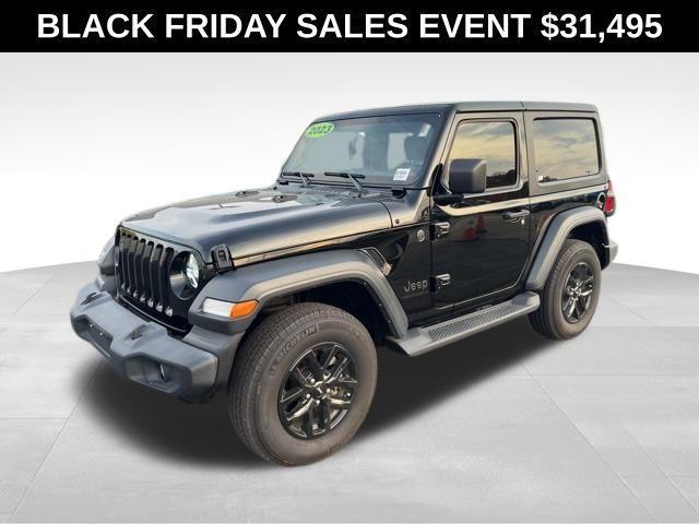 used 2023 Jeep Wrangler car, priced at $31,495