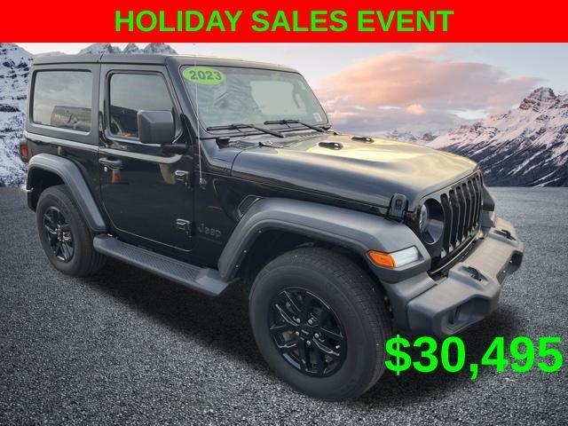 used 2023 Jeep Wrangler car, priced at $30,495