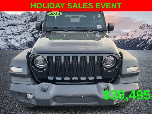 used 2023 Jeep Wrangler car, priced at $30,495