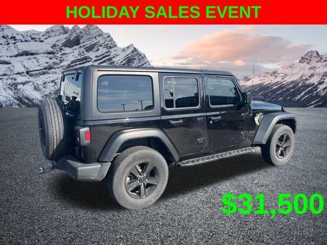 used 2022 Jeep Wrangler Unlimited car, priced at $31,500